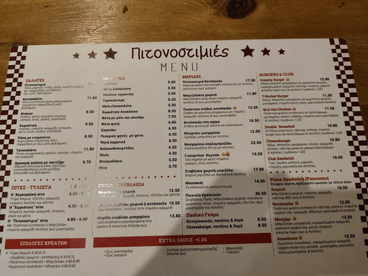 Menu - Pitonostimiés photo 3